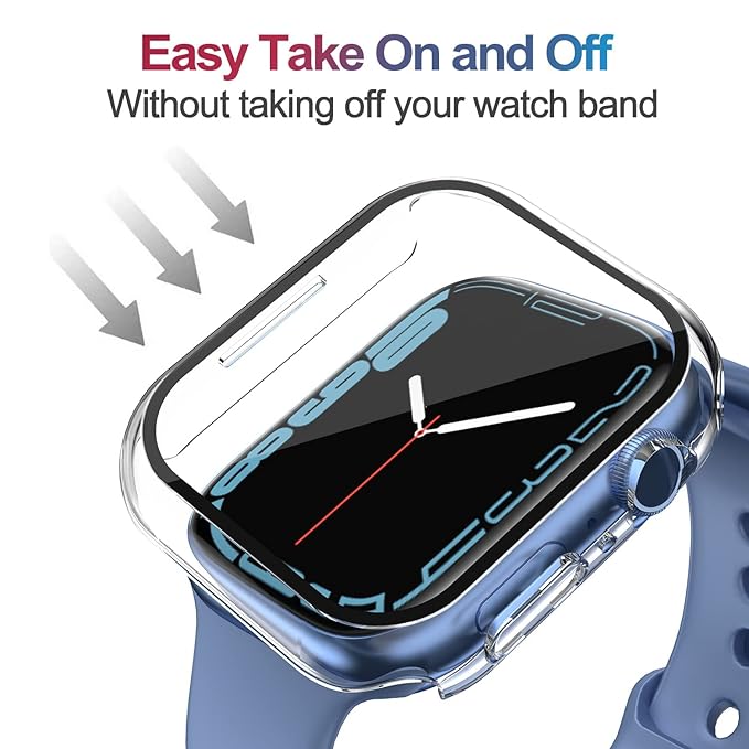 Pbuddy iwatch case Full Cover Screen Protector Smart Watch (2 pack Smart Watch Protector) Pbuddy iwatch case Full Cover Screen Protector Smart Watch (2 pack Smart Watch Protector)